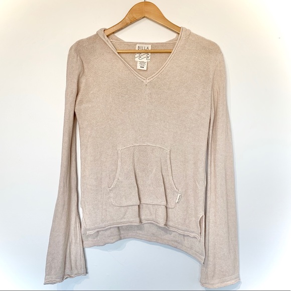 Billabong Tops - Billabong pullover hoodie link knit long sleeve